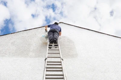 Peinture extérieure à Saurier — façades et ravalement